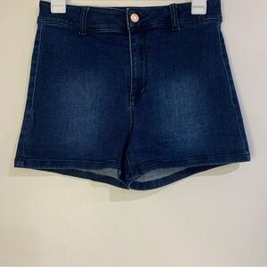 Guess Dark Wash Shorts Pin Up Style High Waisted Women's Size 28 Retro Beach